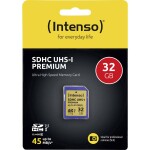 Intenso Premium pamäťová karta SDHC 32 GB Class 10, UHS-I; 3421480