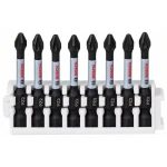 BOSCH Impact Control 2608522331 / Sada skrutkovacích bitov / 8x PZ2 / Dĺžka: 50 mm (2608522331)