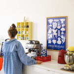 Bella Rose Plakát Family Treasures Beige / Blue 50 x 70 cm