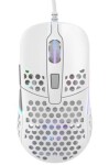 XTRFY M42 RGB biela / herná myš / optická / 16000DPI / 6 tlačidiel / RGB / 2 veľkosti / USB / 1.8m (M42-RGB-WHITE)