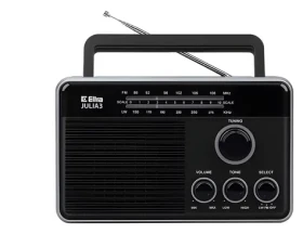 Julia 3 čierna / Prenosné rádio