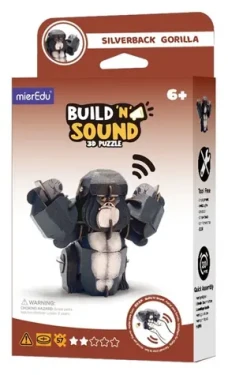 MIEREDU 3D puzzle so zvukom Gorila
