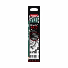 STABILO® Othello - ARTY - 6 ks sada - Mix stupňov tvrdosti 1x 2B, B, HB, F, H, 2H (282/6-21-3-20)