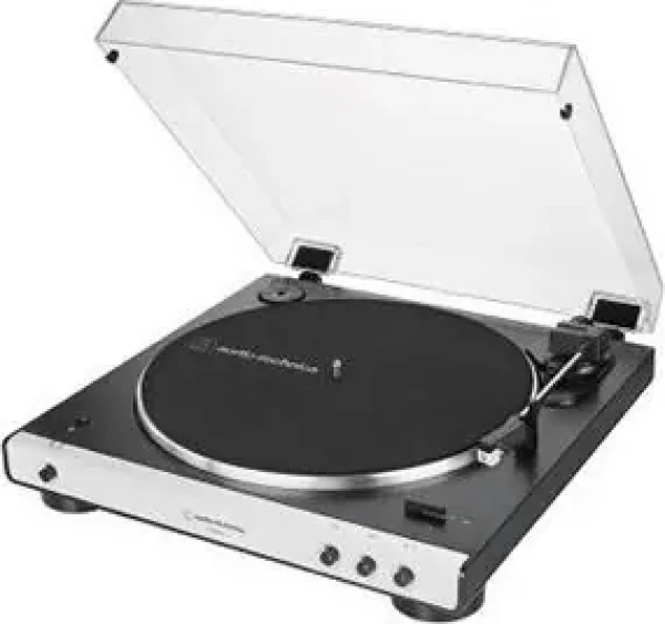 AUDIO TECHNICA AT-LP60XBTWH biela / Gramofón / Bluetooth / 33.3 45 RPM / RCA / 3.5mm Jack / predzosilňovač (AT-LP60XBTWH)