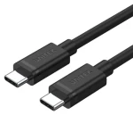 Unitek Y-C477BK01-2M čierna / Kábel / USB-C - USB-C / USB 3.2 Gen 1 / 5 Gbit / s / 60 W (Y-C477BK01-2M)