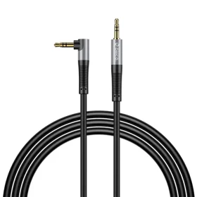 Orico AXW čierna / Audio kábel / Jack 3,5 mm (M) - Jack 3,5 mm (M) / lomený / 3 m