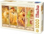 D-Toys Puzzle 1000 Alfons Mucha, Cztery pory roku