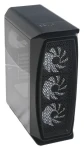 AeroCool Aero One Frost čierna / PC skriňa / Bez zdroja / Presklená bočnica / ATX, mATX, Mini-ITX / RGB ventilátory