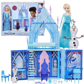 Mamido Hasbro veľký palác Hrad Ľadové kráľovstvo Bábika Elsa a snehuliak Olaf Frozen