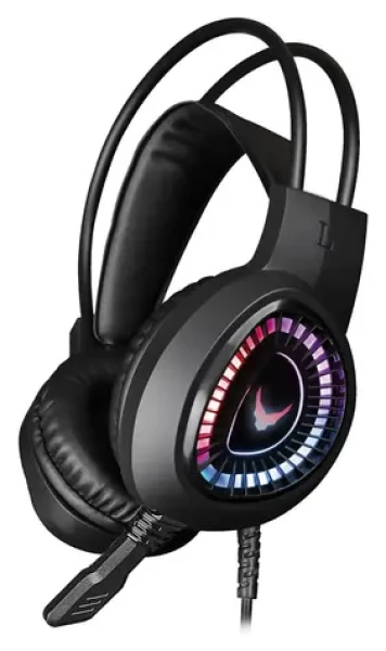 Varr VH8010L čierna / Headset / RGB / USB / mikrofón 360° (100001794053)