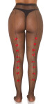Sexi pančuchy s mašľami 12-4149 - InStylefashion UNI černá
