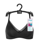 Podprsenka bez kostíc BODY ADAPT Twist Soft bra BLACK čierna 0004 SLOGGI BLACK