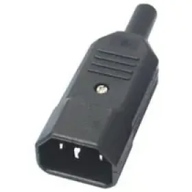 PremiumCord konektor IEC 320 C14 10A čierny (cs220m)
