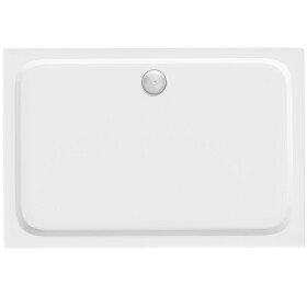 REA/S - Sprchová akrylová vanička Belmond White 90x120 Krytka kartáčovaná meď KPL-04373