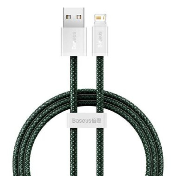 Baseus CALD040006 Kábel USB-A (M) - Lightning (M) 1 m zelená (CALD040006)