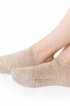 Dámske ponožky MERINO WOOL 130 béžová melanž 35-37
