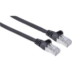 Intellinet 741057 RJ45 sieťové káble, prepojovacie káble CAT 6A S/FTP 10.00 m čierna fóliové tienenie, tienenie pletivom, tienený, bez halogénov 1 ks; 741057