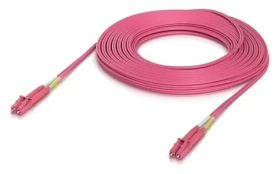 Ubiquiti UACC-OFC-M2-LULU-15M ružová / Optický patch kábel / Duplex / LC/LC / OM4 / 15 m (UACC-OFC-M2-LULU-15M)