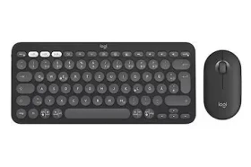 Logitech Pebble 2 Combo for Mac Tonal / Sada klávesnice a myši / Bezdrôtová / Bluetooth / DE layout (920-012208)
