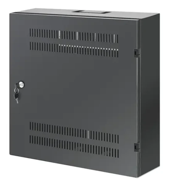 Intellinet Nástenný rozvádzač 4U 540x550 mm čierna / Rozvádzač / 19" / Uzavretý rám / Nosnosť 60 kg / Kov (713689)