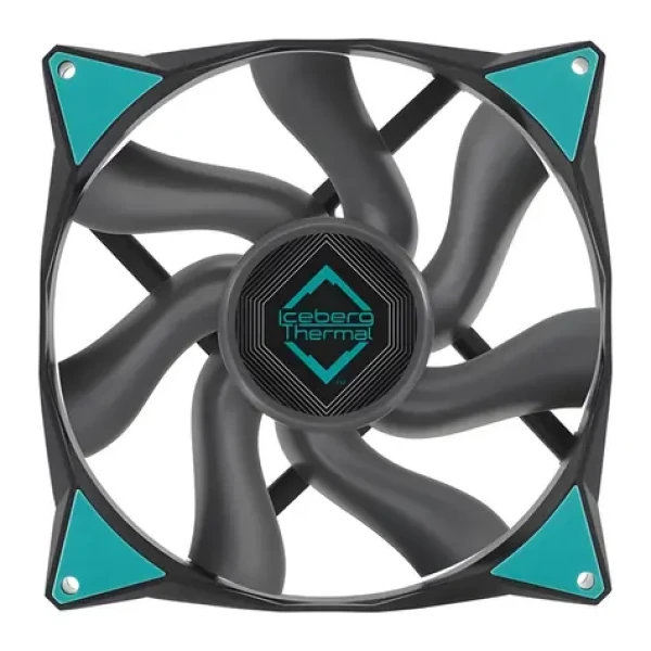 Iceberg Thermal IceGALE Xtra 140 mm čierna / PC vetrák / PWM / 2500 RPM / 169 CFM / 47 dB (ICEGALE14D-C0A)