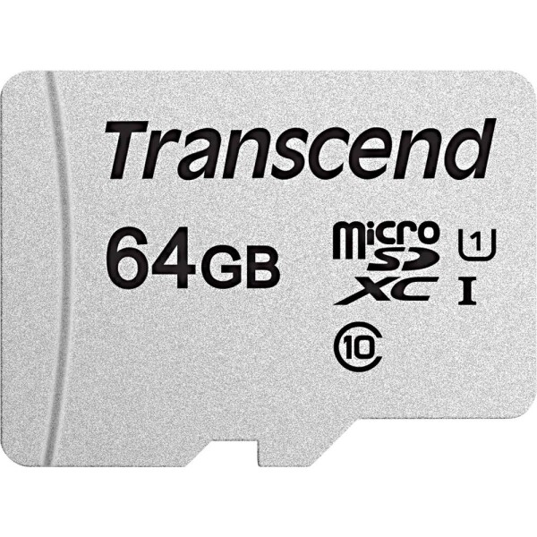 Transcend Premium 300S pamäťová karta micro SDXC 64 GB Class 10, UHS-I, UHS-Class 1; TS64GUSD300S