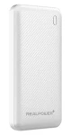 RealPower PB-10000 PLUS biela / Powerbanka 10000 mAh / 2x USB-A / 1x USB-C / 20W (557607)