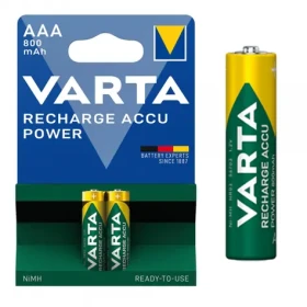 Varta Power Nabíjacia batéria AAA 800 mAh 2ks / 1.2V / NiMH / v blistri (4008496550579)