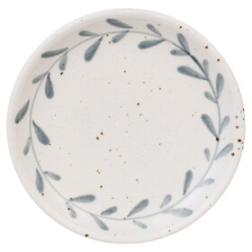Strömshaga Kameninový tanier Viola Leaf Green 26 cm