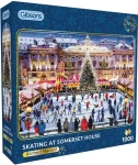 GIBSONS Puzzle Korčuľovanie pri Somerset House