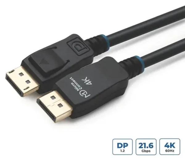 MicroConnect DisplayPort 1.2 kábel čierna / Kábel / 4K / 60 Hz / 3 m (MC-DP-MMG-300)
