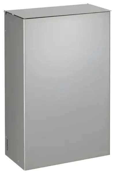 Rossignol Stella 51346 metalovo šedý / Nástenný kôš s vekom / 10 L