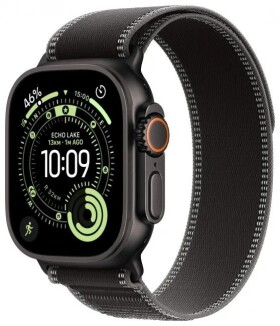 Apple Watch Ultra 3 GPS + Cellular 49mm Black Titanium / Trail Loop M/L Čierny (MF1H4QP-A)