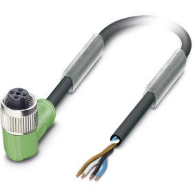Sensor/Actuator cable SAC-4P-10,0-PVC/M12FR BK 1527731 Phoenix Contact; 1527731