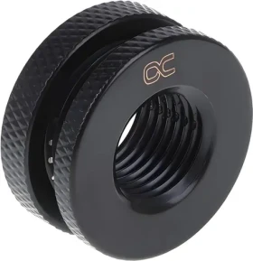Alphacool / Priechodka G1/4 / čierna / krátka verzia / mosadz (17424)