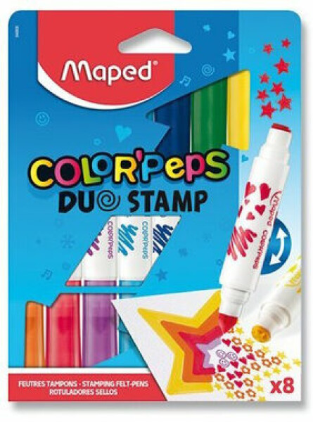 Maped Fixy Color#39;Peps Duo Stamp 8ks (134562)