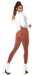 Sexy Highwaist Leggings with pockets CAPPUCCINO S/M