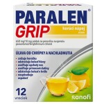 Paralen Grip horúci nápoj citrón 650 mg/10 mg plu.por.1 x 12