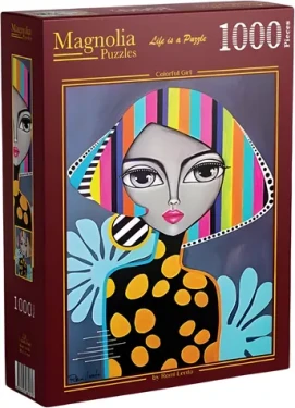 MAGNOLIA Puzzle Farebné dievča