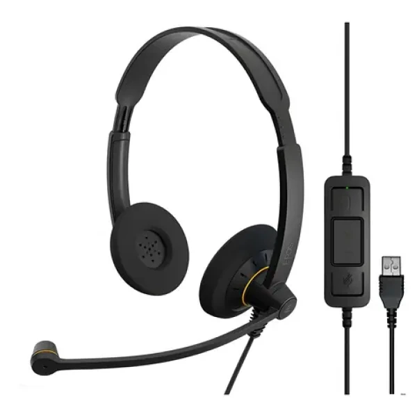 Sennheiser SC 60 USB ML čierna / USB headset / mikrofón / USB / ovládač na kábli (1000551)