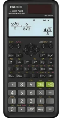 Casio FX 85 ES PLUS 2E čierna / Kalkulačka / Vedecká / 252 funkcií / Solárne a batériové napájanie