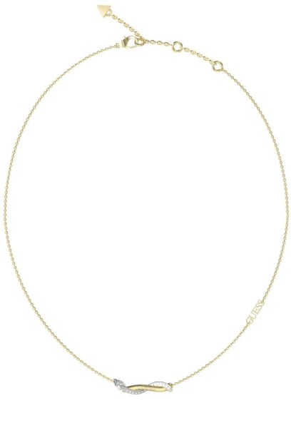 Guess Elegantný náhrdelník so zirkónmi Twist JUBN05066JWYGRHT/U