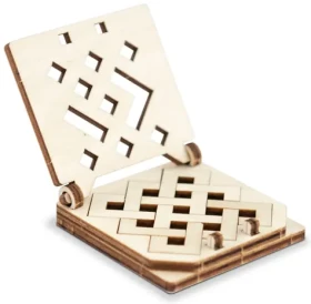 Wooden City 3D Drevené puzzle hlavolam mini Had