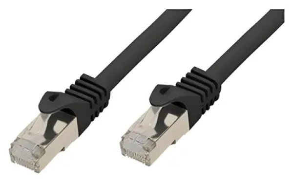 Shiverpeaks CAT7 S/FTP 2 m čierna / Patch kábel / LSZH / 600 MHz / pozlátené konektory (BS75512-S)