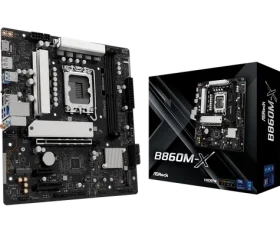 ASRock B860M-X / B860 / LGA 1851 / 2x DDR5 / PCIEx 16 / 2.5GLAN / mATX (90-MXBRX-A0UAYZ)