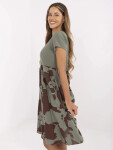 Šaty DHJ SK 253701.80 khaki jedna velikost