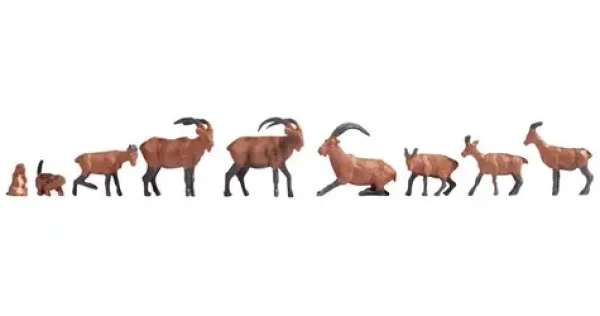 NOCH Sada figúrok Alpské zvieratá