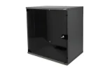 Digitus SOHO 12U čierna / Nástenný rozvádzač / 19" / 520x580x400 mm / sklenené dvere / do 60 kg (DN-19 12-U-S-SW)
