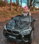 Mamido Elektrické autíčko BMW X6 lakované čierne