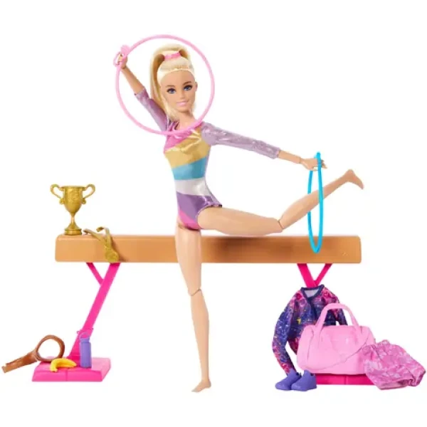 Mattel Barbie gymnastka na kladine
